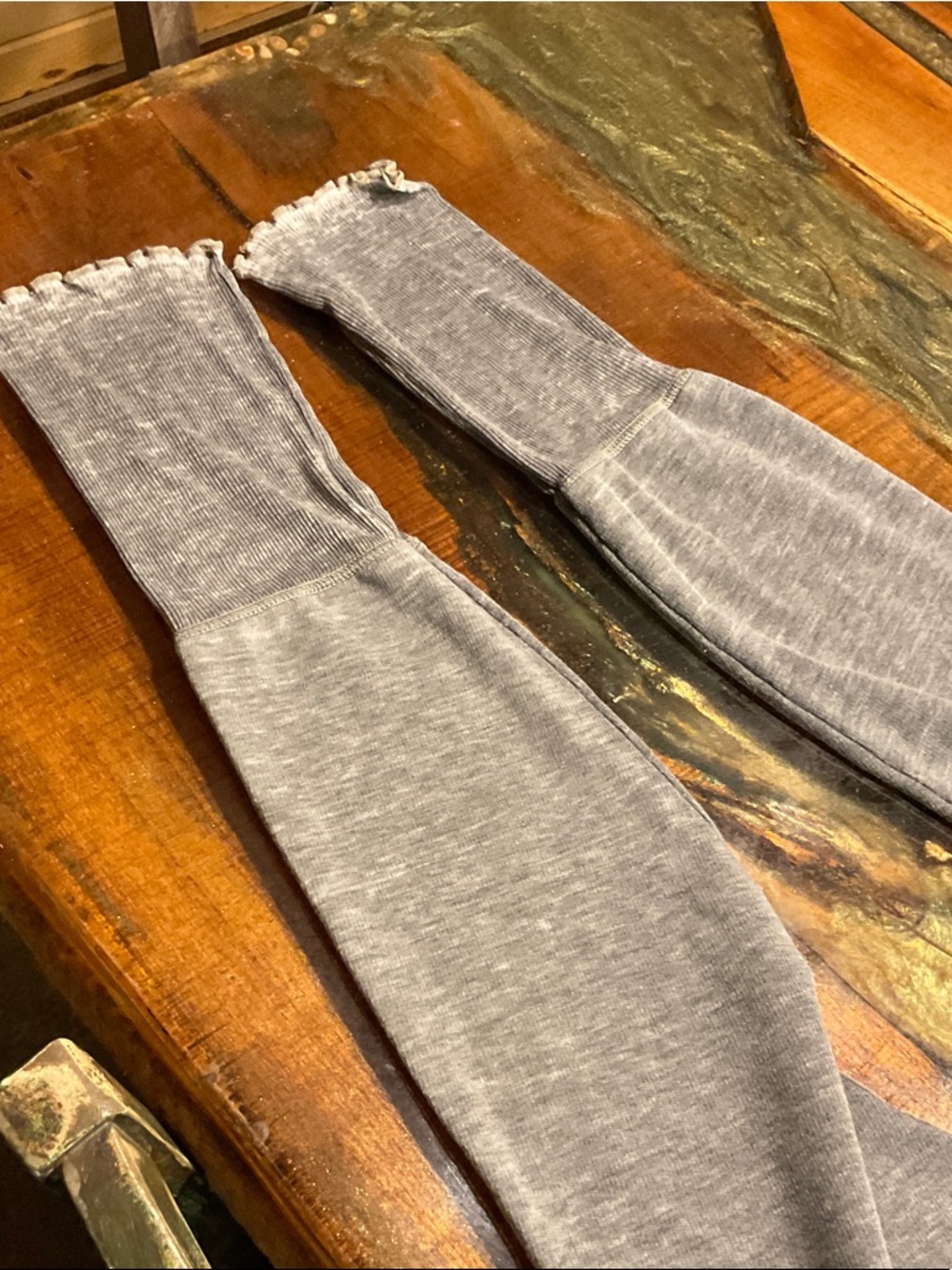 Women's Gray Drawstring Track Pants - Comfortable Joggers - Picture 6 of 6